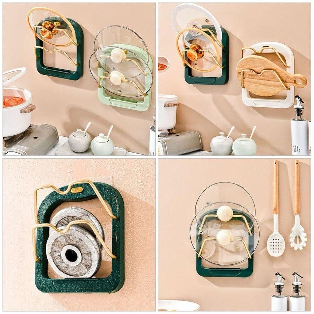 Kitchen Pot Cover Rack