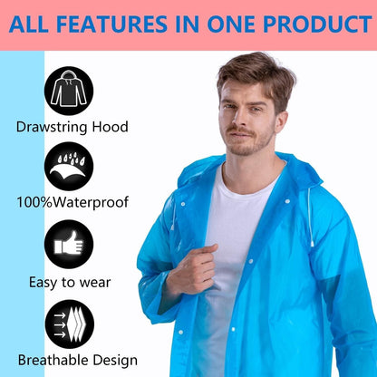 Waterproof Transparent Raincoat