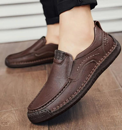 Men's Stitching Breathable Anti-skid Slip On Shoes