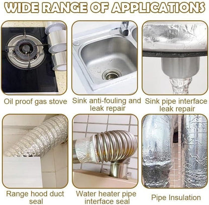 High Temperature Resistant Aluminum Foil Tape For Kitchen